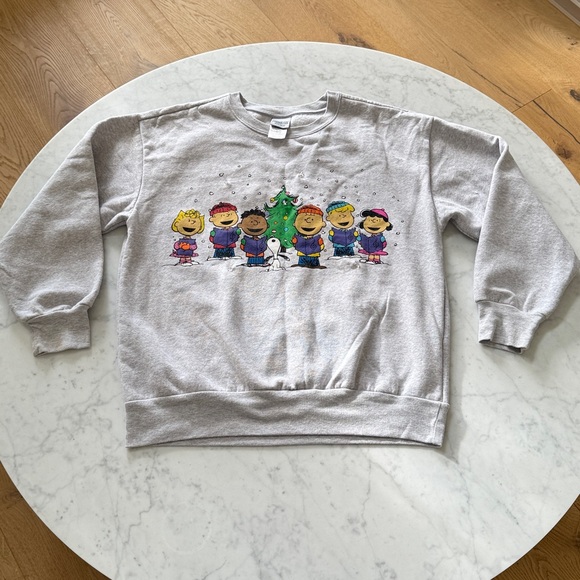 Peanuts Gray Heather Sweatshirt - Picture 1 of 4